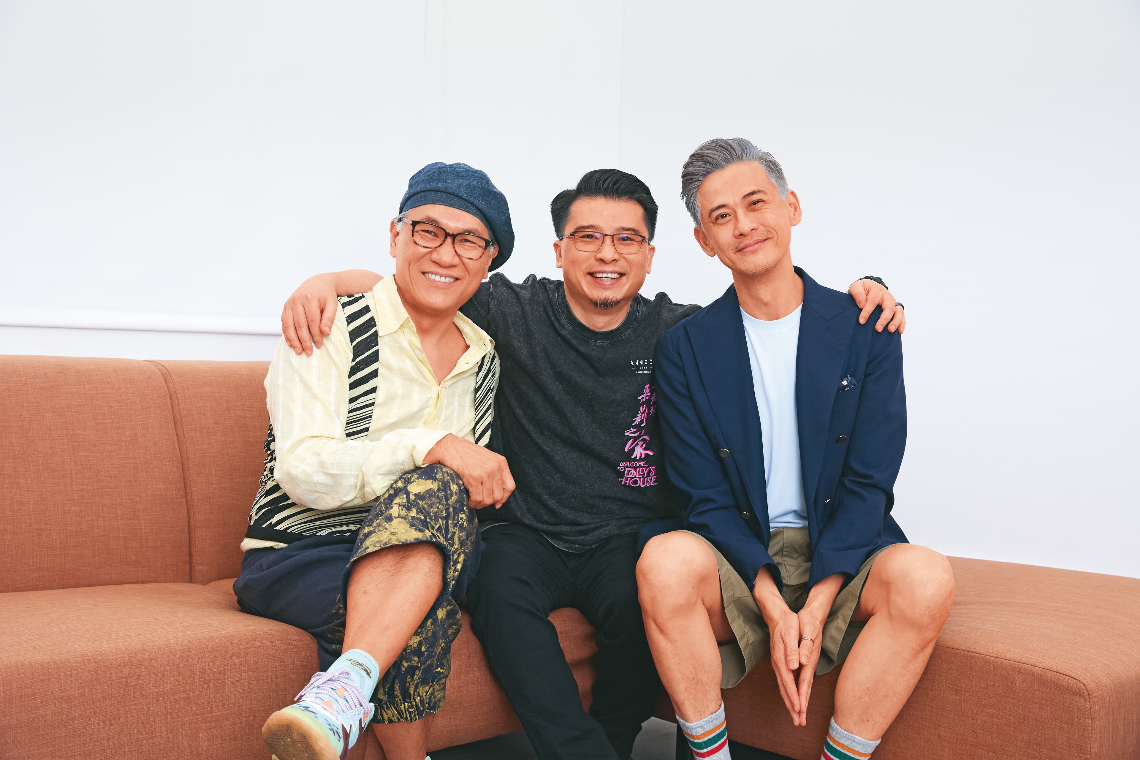 製片人周益弘(右起)、動畫製片人陳映彤與導演傅睿邨是奇幻動畫電影《歡迎來到朵莉之家》的重要推手。
