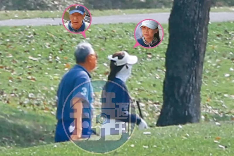 郭台銘爆出與年近50歲的熟女球友相約打球，兩人關係曖昧。