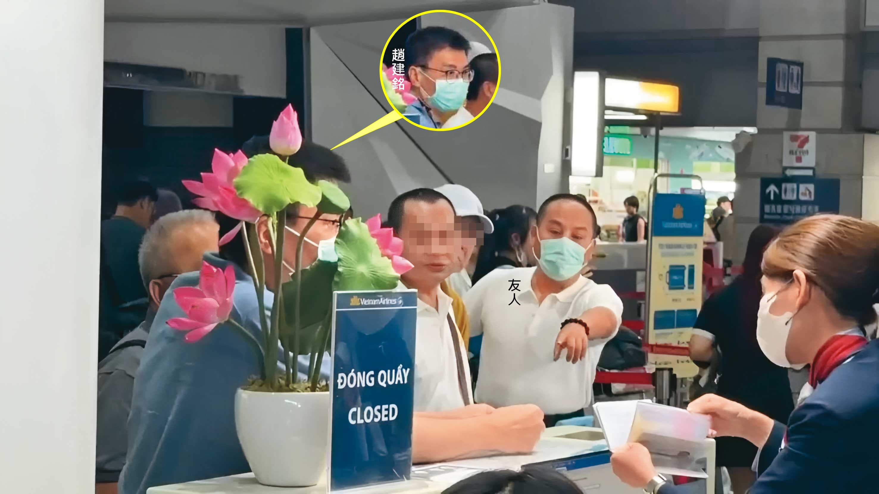 2026/08/17趙建銘友人要求記者「別再一直拍了」,陳幸妤認出此人是趙的昔日獄友,巧合的是,本刊直擊對方與趙建銘繫同款LV皮帶,且深夜訪趙,可見雙方交情深厚。(鏡新聞提供)