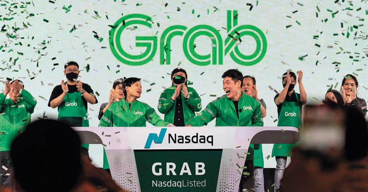 Grab總部設在新加坡，於2021年赴美上市。（翻攝自Grab官網）